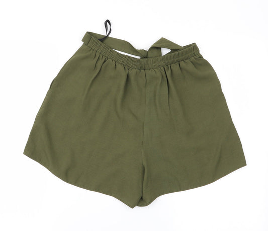 Dorothy Perkins Womens Green Culotte Shorts Size 8