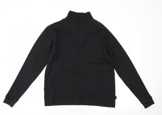 Campri Boys Black Pullover Jumper Size 11-12 Years