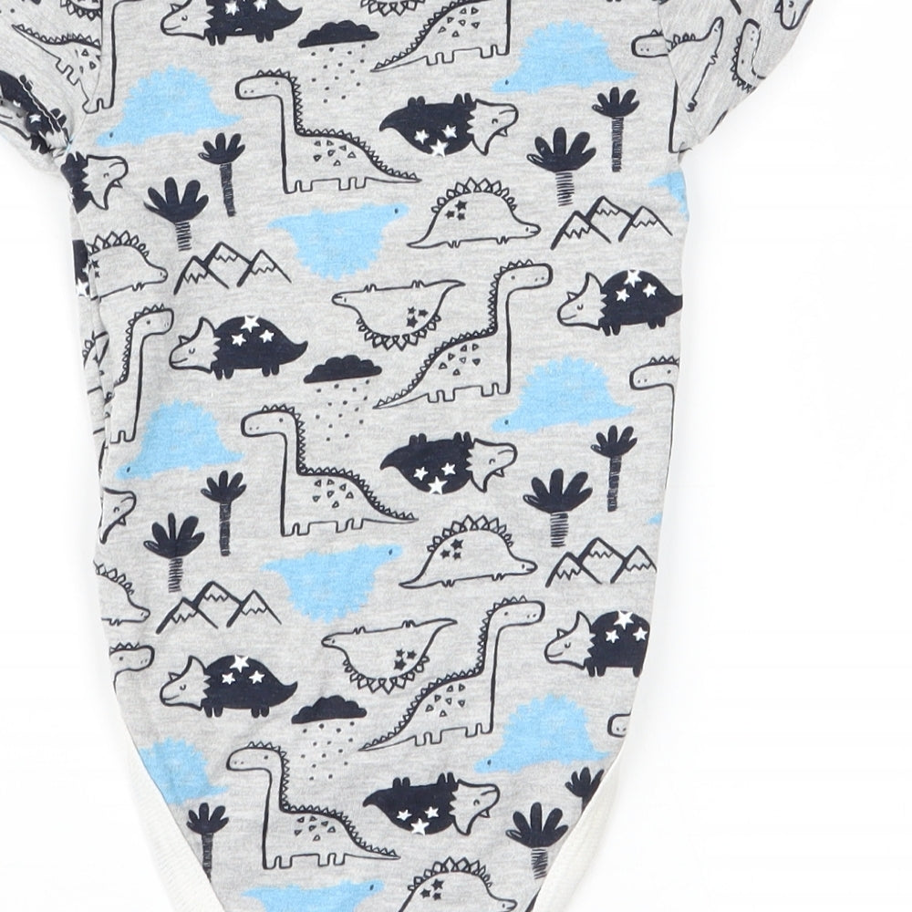 pep&CO Baby Grey Babygrow One-Piece Size 0-3 Months