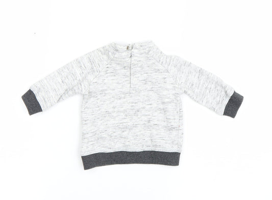 F&F Baby Grey Pullover Jumper Size 0-3 Months