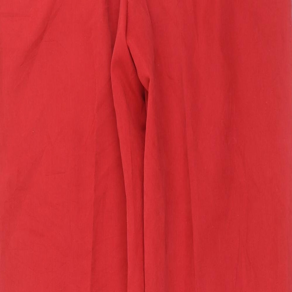 Katia Womens Red Trousers Size 12 L27 in