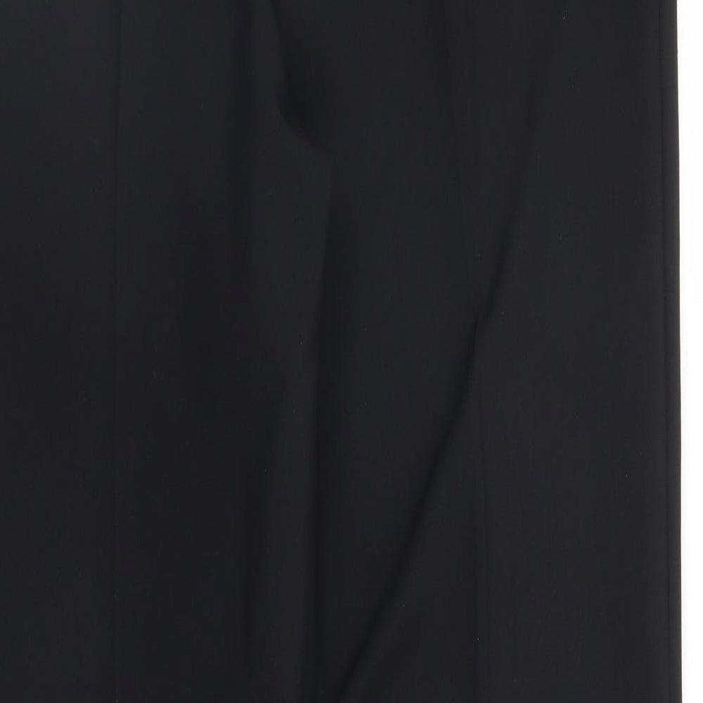 Papaya Womens Black Trousers Size 16 L27 in