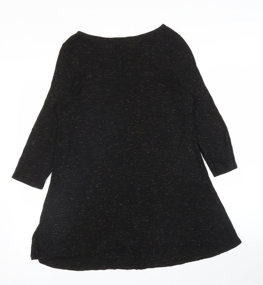 M&S Womens Black Fit & Flare Size 4