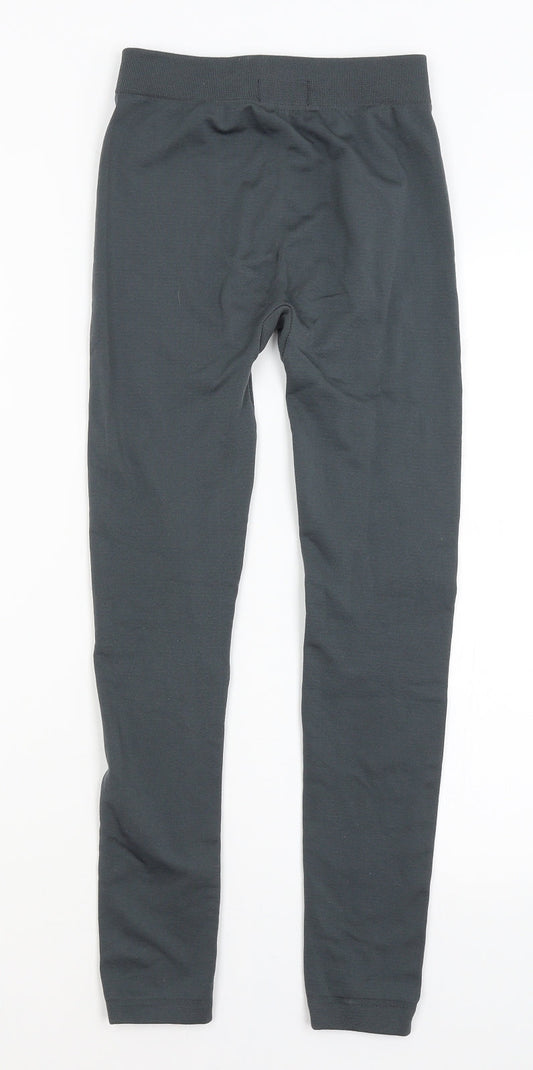 Frock Me Womens Grey Capri Leggings Size S L25 in