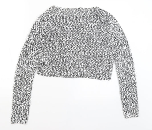 Divided Womens Grey Pullover Jumper Size M