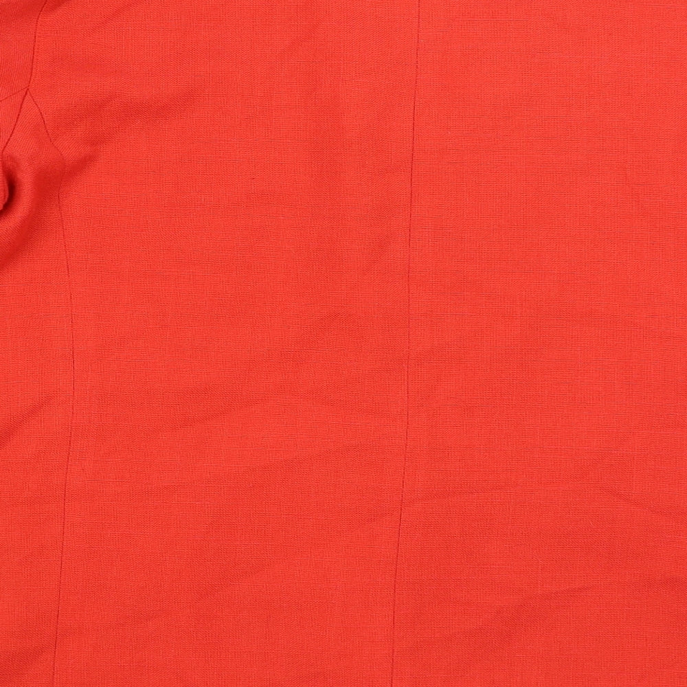 Preworn Womens Red Jacket Blazer Size 14