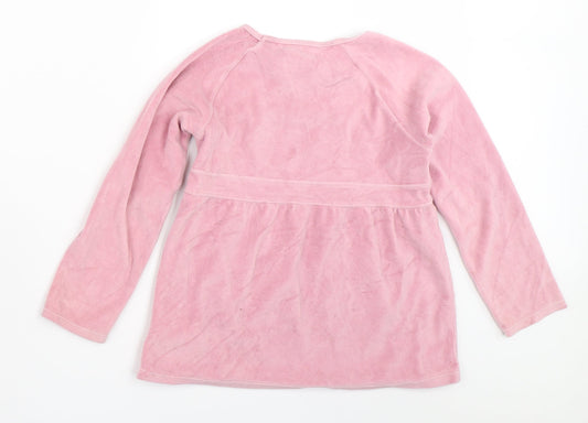 Vertbaudet Girls Pink Pullover Jumper Size 8 Years