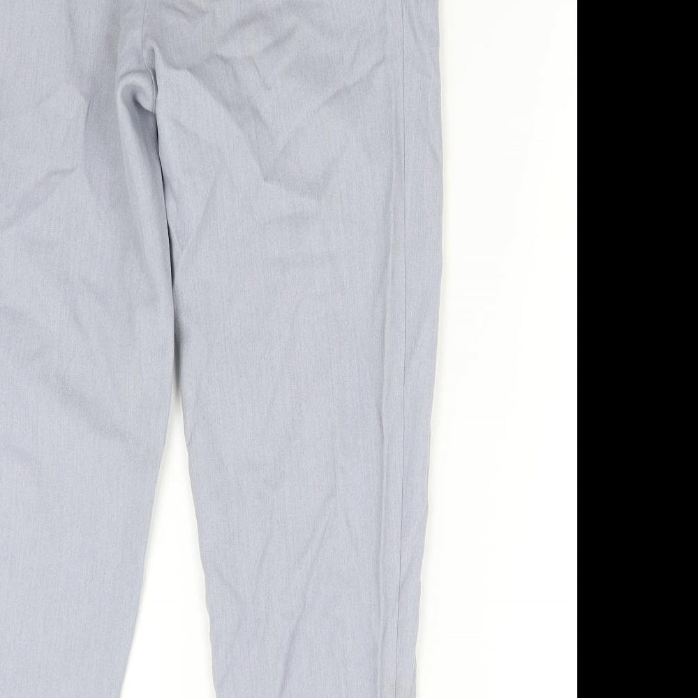 M&S Womens Grey Trousers Size 12 L27 in
