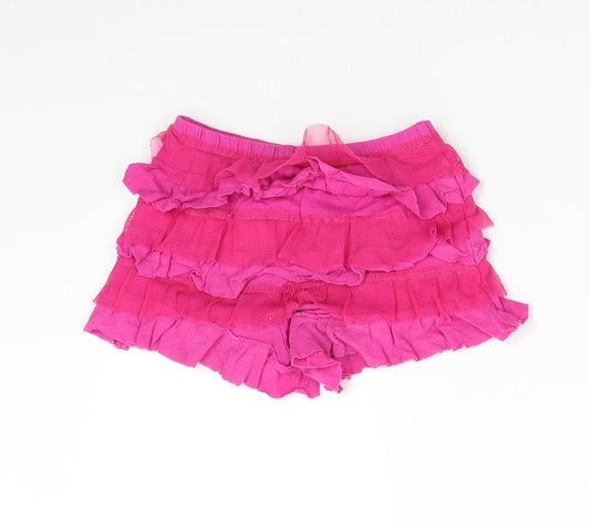 1989 Place Girls Pink Hot Pants Shorts Size 4 Years