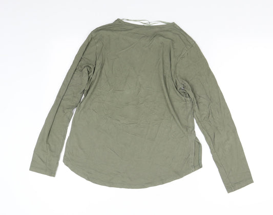 Select Womens Green Basic T-Shirt Size M