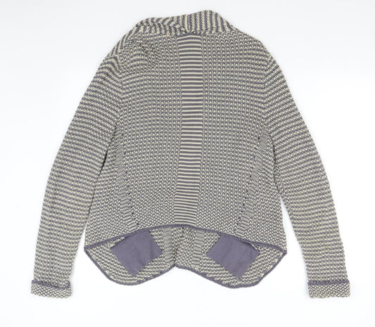 M&S Womens Blue Knit Cardigan Jumper Size 14
