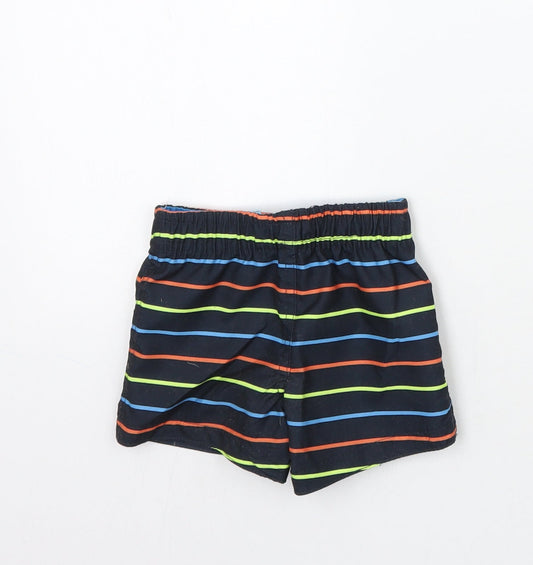 Primark Boys Black Striped Cropped Trousers Size 3-6 Months