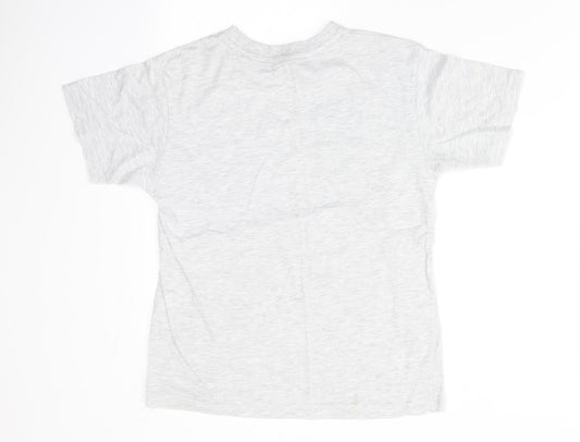 LC Waikiki Boys Grey Basic T-Shirt Size 8-9 Years - Back in Time