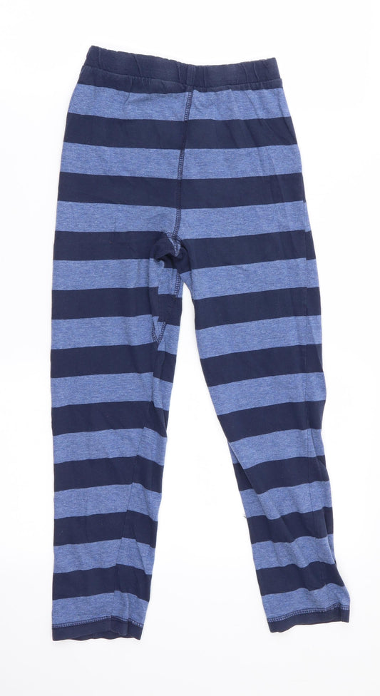 Rebel by Primark Boys Blue Striped Pyjama Pants Size 8-9 Years