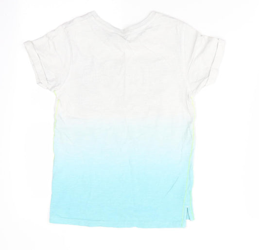 George Boys Blue Basic T-Shirt Size 7-8 Years - 1928