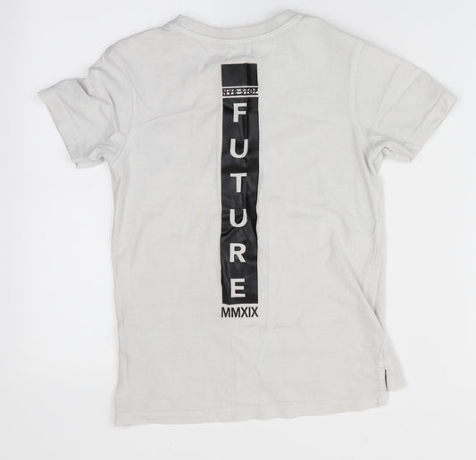 George Boys White Basic T-Shirt Size 8-9 Years - Future