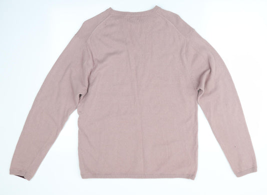 Lakeland Womens Pink Pullover Jumper Size M