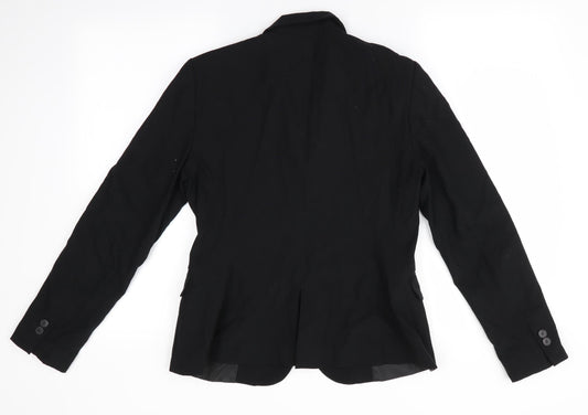 Zara Womens Black Jacket Suit Jacket Size 10