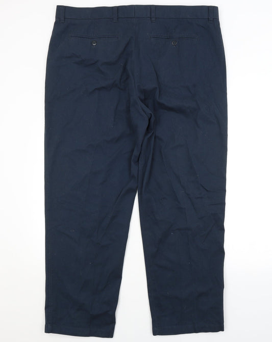 Clifford James Womens Blue Trousers Size 42 in L29 in