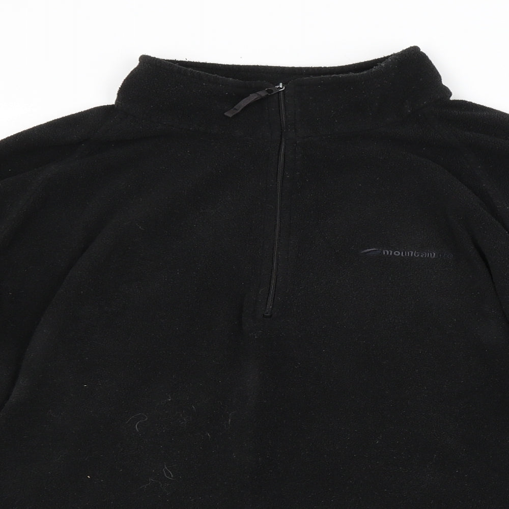 Mountain Life Mens Black Pullover Sweatshirt Size XL