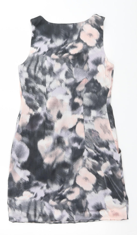 H&M Womens Grey Basic Blouse Size 8