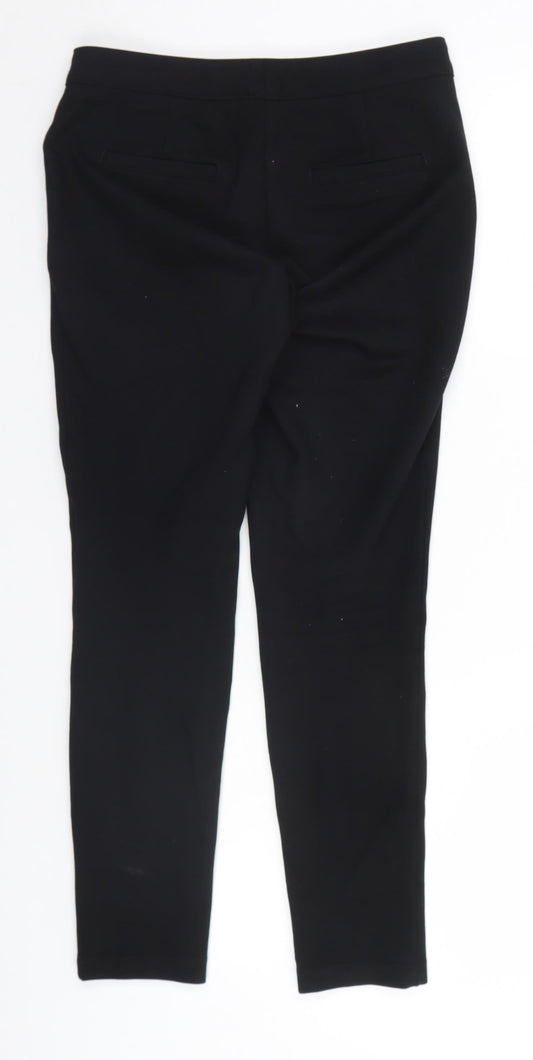 NEXT Womens Black Trousers Size 6 L26 in