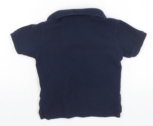 Gap Boys Blue Basic Polo Size 2 Years