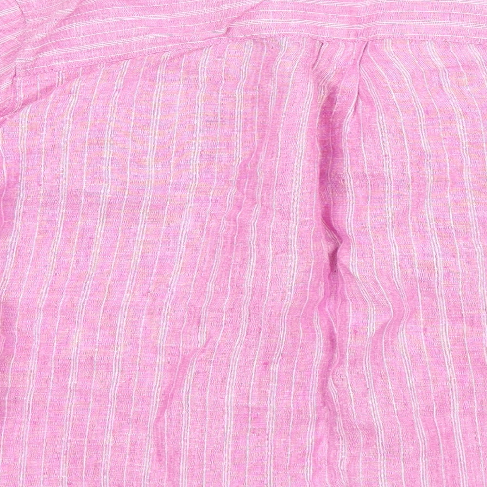 Essentials Mens Blue Striped Pyjama Top