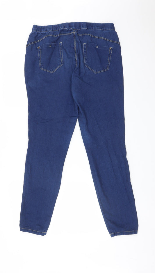 DENIM CO Womens Blue Jegging Jeans Size 14 L29 in
