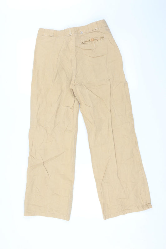 IN WEAR Womens Orange Trousers Size 12 L25 in