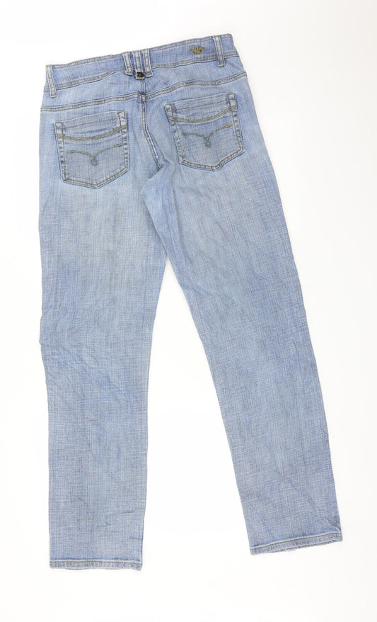 PATSY Womens Blue Straight Jeans Size 29 L32 in
