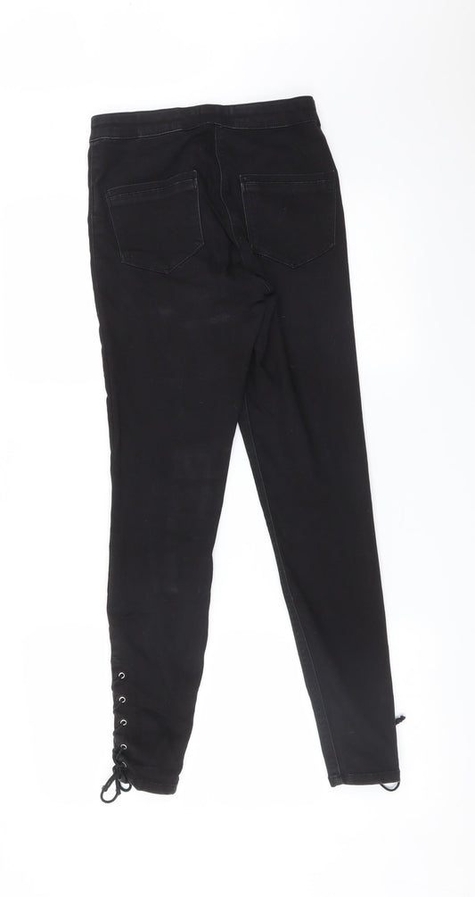 /DENIM Womens Black Skinny Jeans Size 8 L27 in