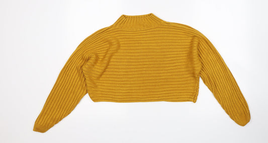 New Look Girls Yellow Pullover Jumper Size 12-13 Years