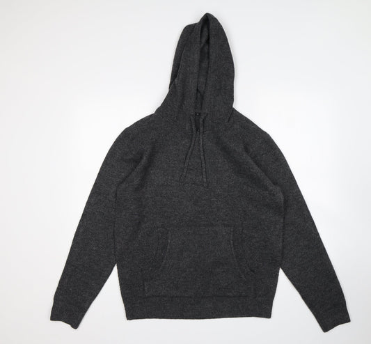 Prewron Womens Grey Pullover Hoodie Size M