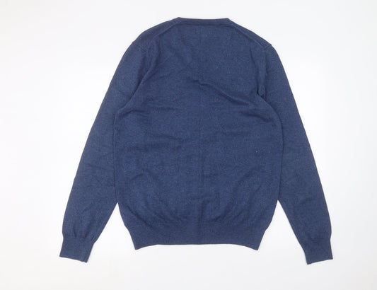 Marks and Spencer Mens Blue Pullover Jumper Size L