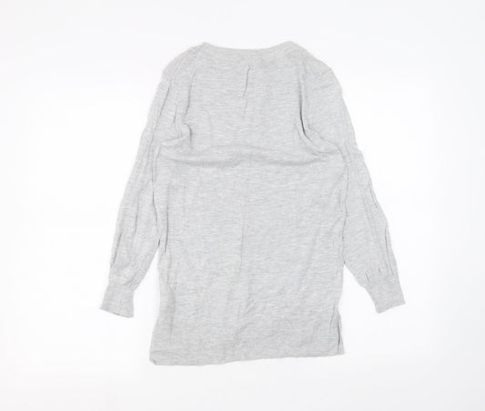 NEXT Womens Grey Basic T-Shirt Size 8