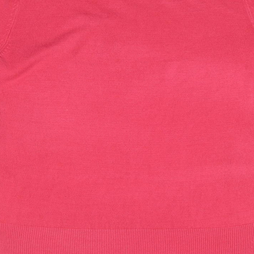 M&S Womens Pink Pullover Jumper Size S