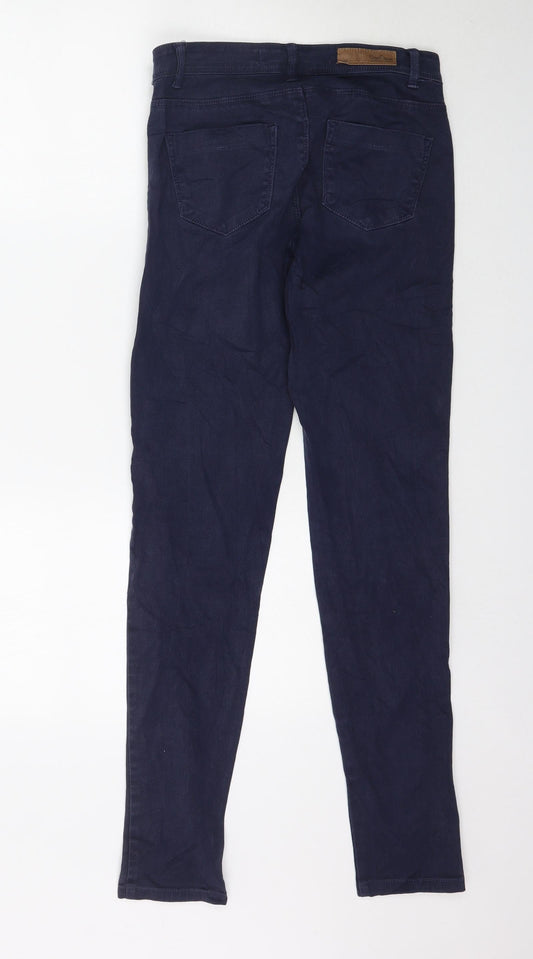 Zara Womens Blue Denim Skinny Jeans Size 6 L33 in