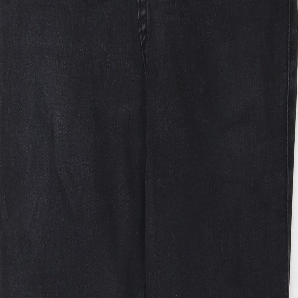 Hollister Womens Black Denim Skinny Jeans Size 25 in L26 in