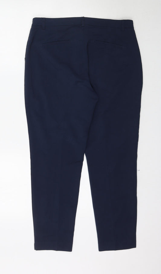 House Womens Blue Trousers Size L L26 in - Work Office