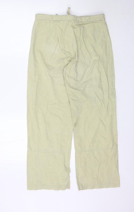 Bee Feel Womens Green Trousers Size L L28 in