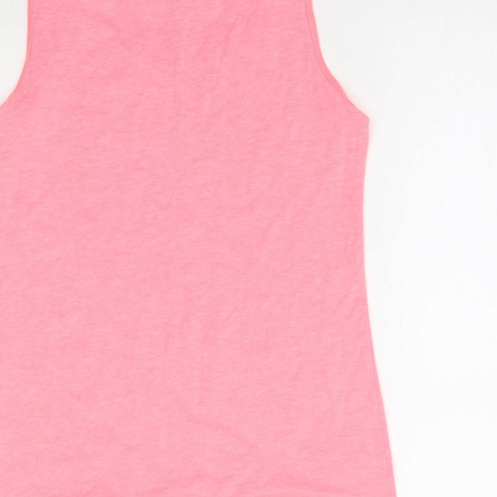 H&M Womens Pink Basic Tank Size M