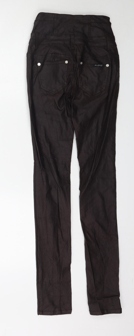 Floyd Womens Brown Skinny Jeans Size 25 in L32 in - Faux Leather