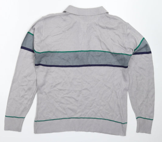 Greenwoods Womens Grey Knit Pullover Jumper Size M