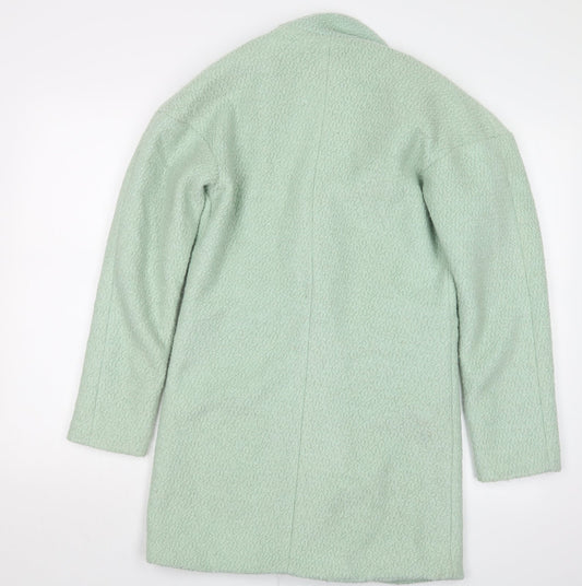 Sheinside Womens Green Pea Coat Coat Size M