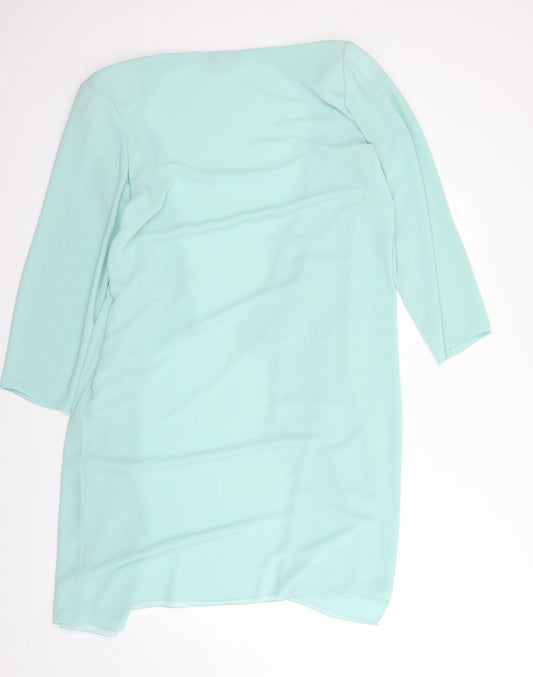 decisions Womens Green Overcoat Coat Size 16