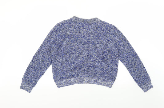 H&M Womens Multicoloured Argyle/Diamond Pullover Jumper Size M