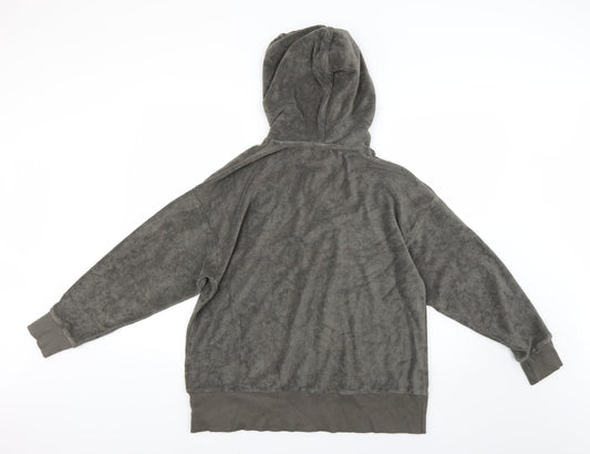COLLUSION Womens Grey Pullover Hoodie Size 6