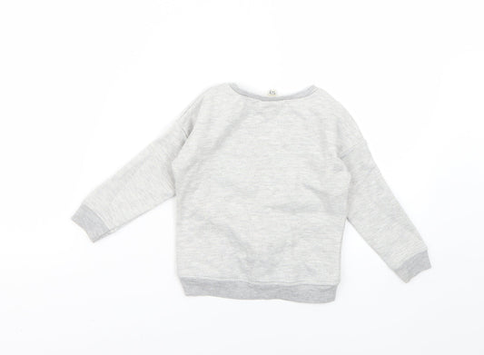 River Island Baby Grey Geometric Pullover Jumper Size 18-24 Months