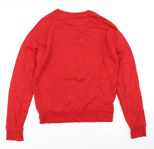 Divided Womens Red Pullover Sweatshirt Size XS - Looney Tunes Christmas Sweater